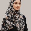 Pearl Malaysian Printed Chiffon Shawl