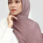 Pleated Chiffon Shawl