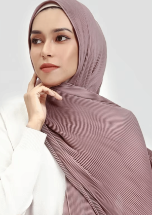 Pleated Chiffon Shawl