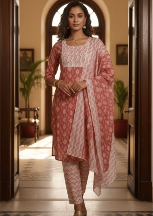 10 Cotton 3 PCS Ready Made Shalwar
