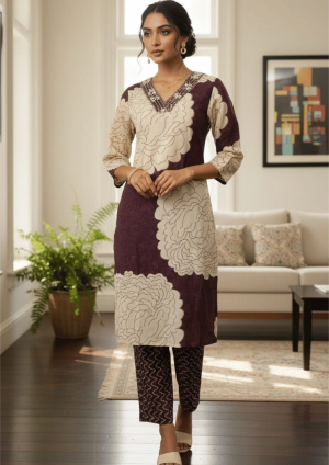 Cotton 2 PCS Ready Made Shalwar