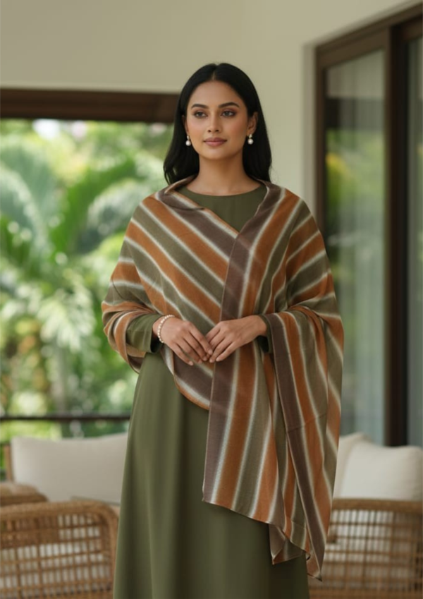 Luxe Line Cotton Shawl