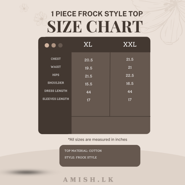 1 Piece Frock Style Top