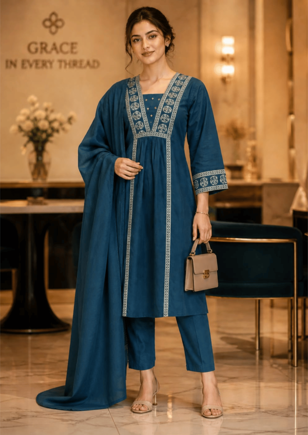 3 PCS Cotton Ready Made Shalwar