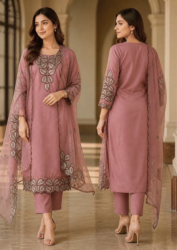 3 PCS Cotton Ready Made Shalwar