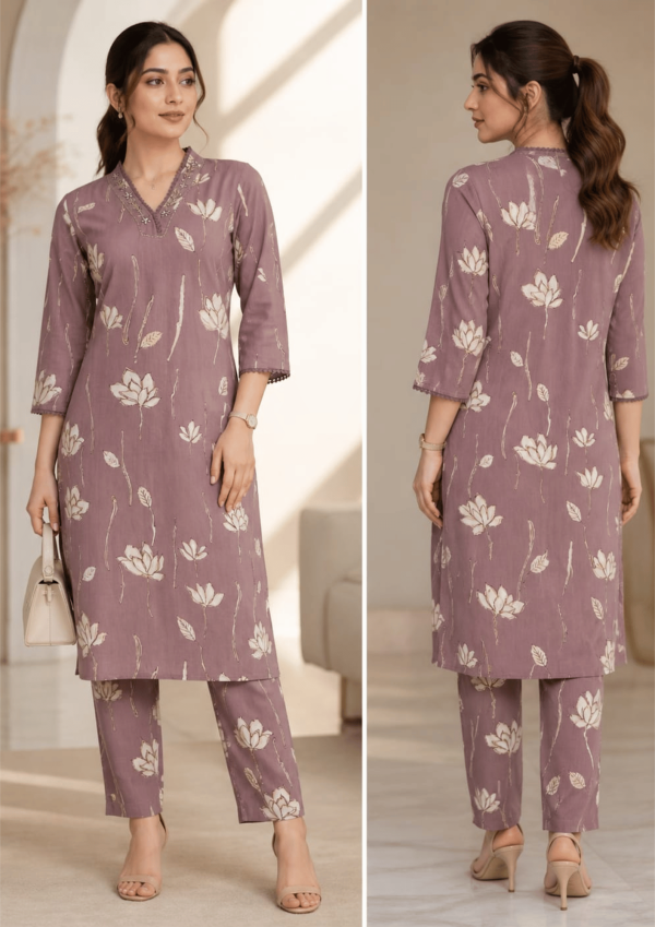 Cotton 2 PCS Ready Made Shalwar