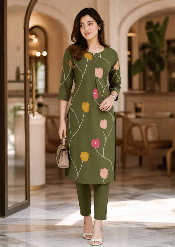 5 Cotton 2 PCS Ready Made Shalwar