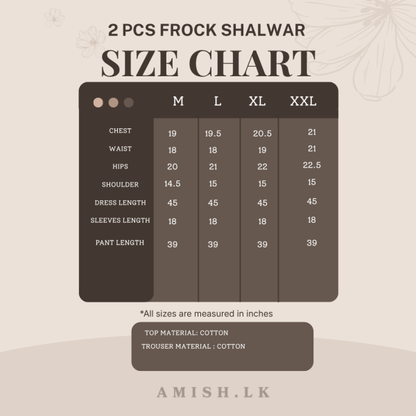 Cotton 2 PCS Ready Made Frock Shalwar