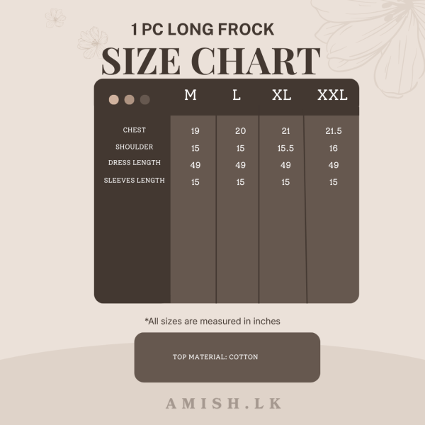 1 Piece Long Frock