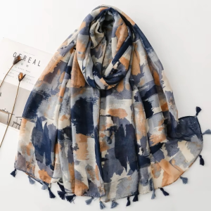 Soft Cotton Shawl - Earth Horizon